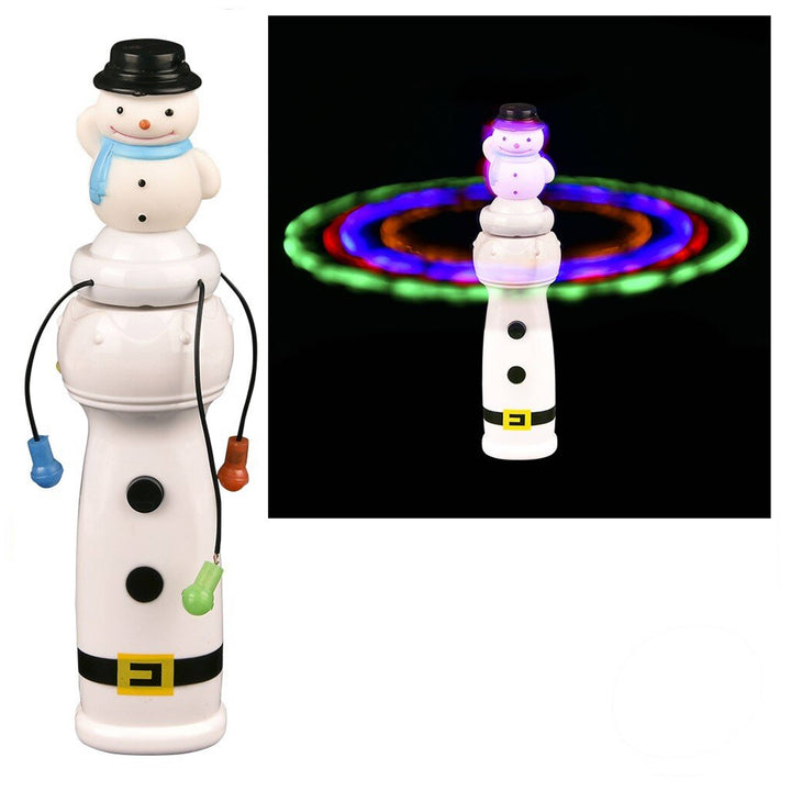 Snowman Light-Up Spinning Wand