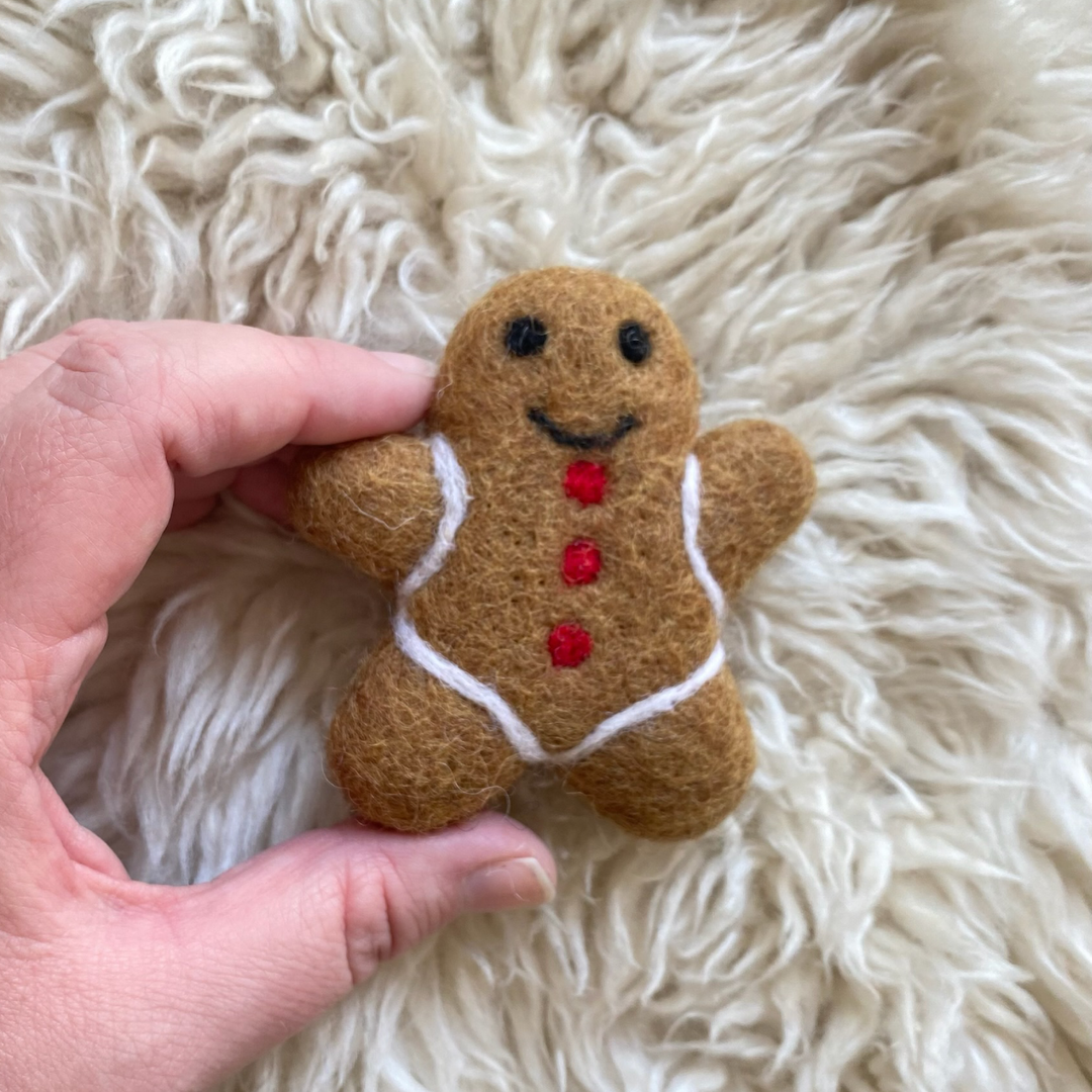 Felt Gingerbread People