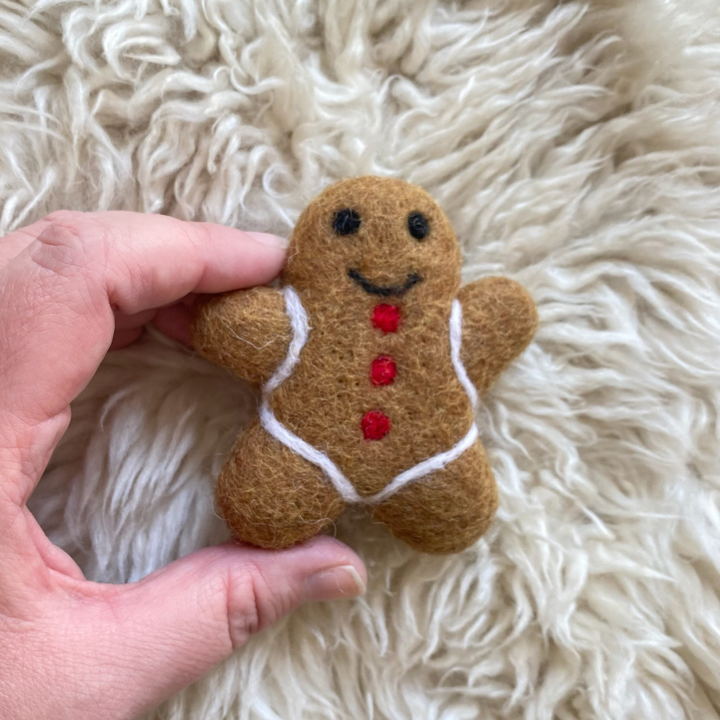Felt Gingerbread People
