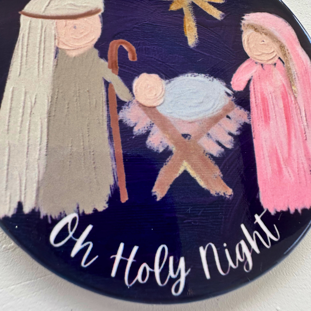 Christmas Ornament - O Holy Night Nativity