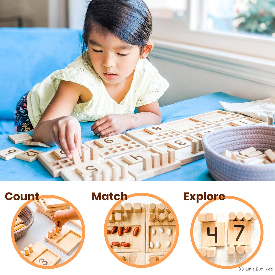 Counting Pegs Math Toy Set