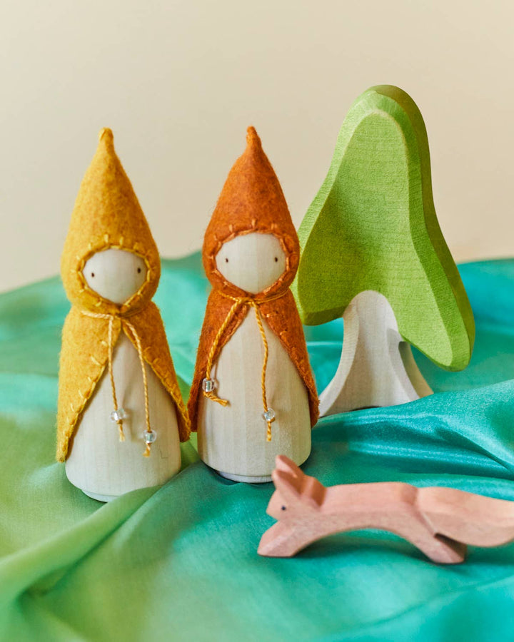 Wooden Gnome Set of 6 - Rainbow