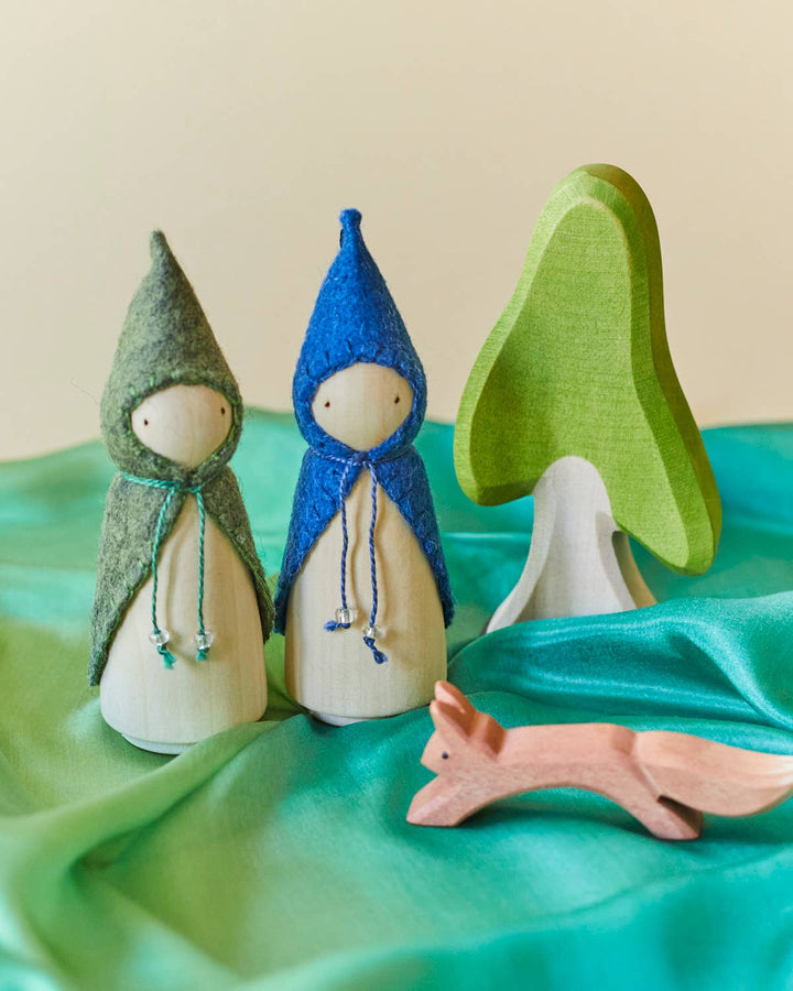Wooden Gnome Set of 6 - Rainbow