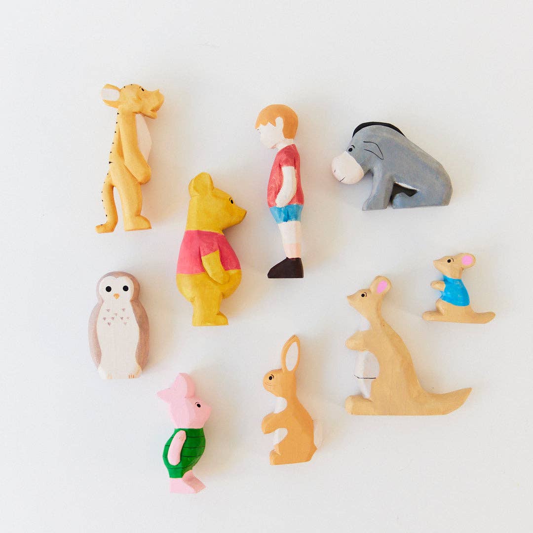 Piglet Wooden Figure