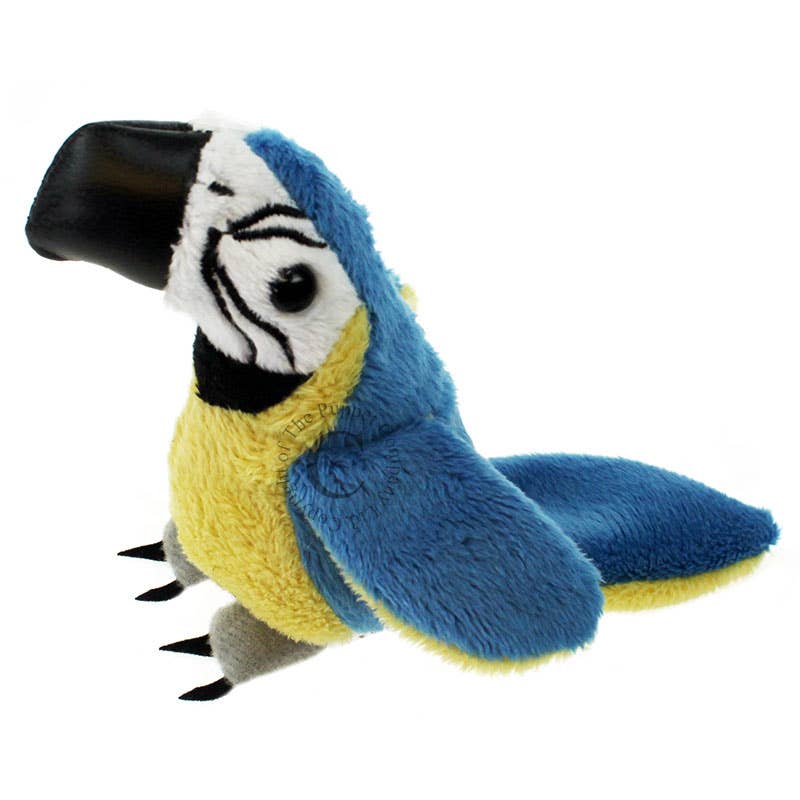 Blue & Gold Macaw Finger Puppet