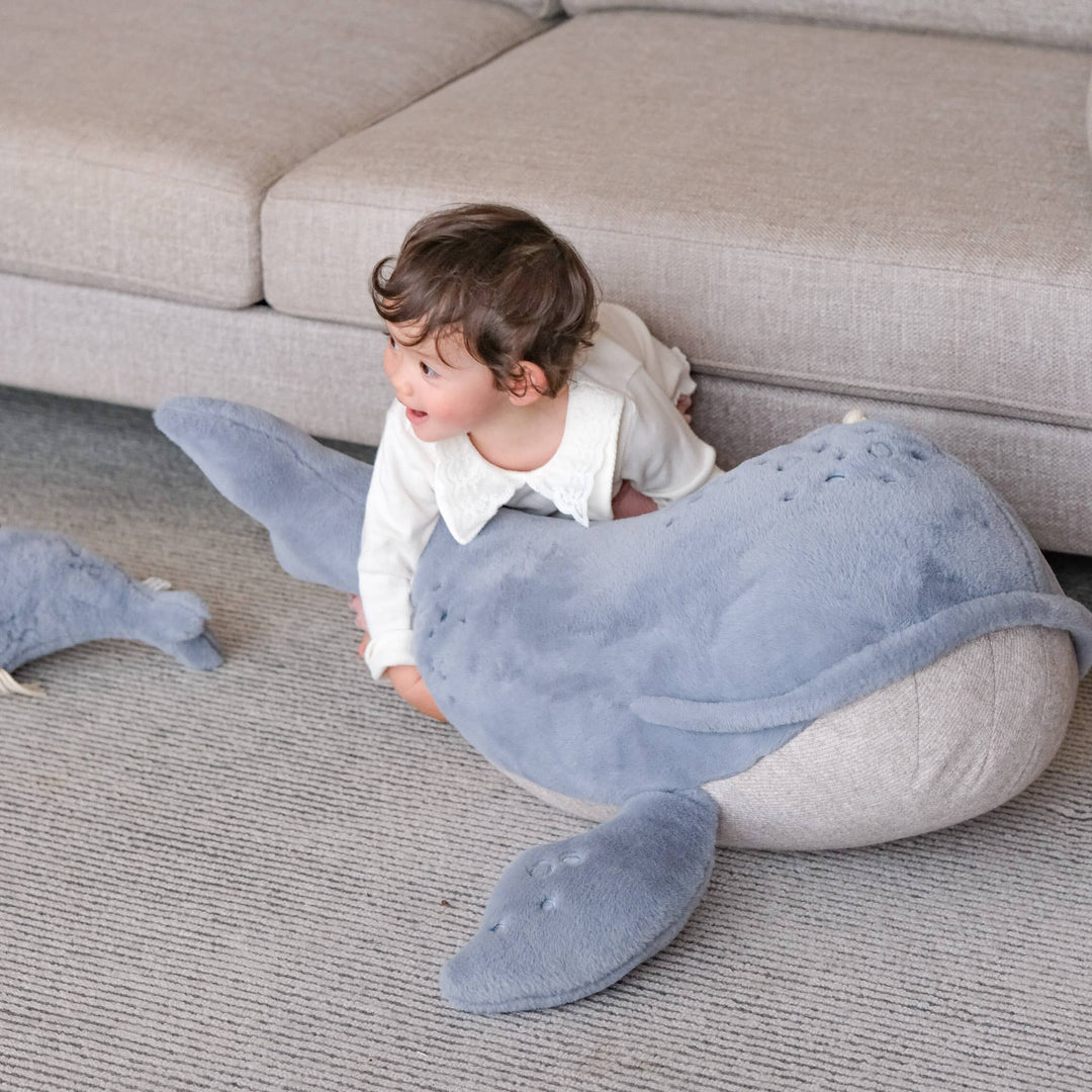 Whale Pouf (big!)
