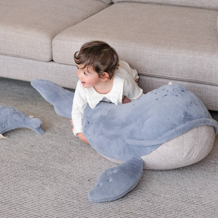Whale Pouf (big!)