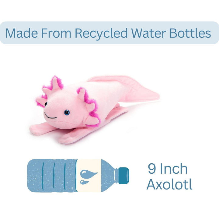 Slapstix Axolotl Pink Plush Slap Bracelet