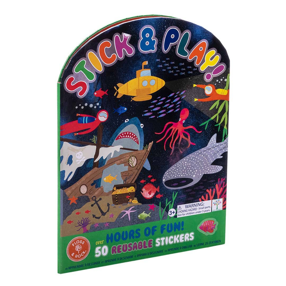 Deep Sea Sticker & Play Book