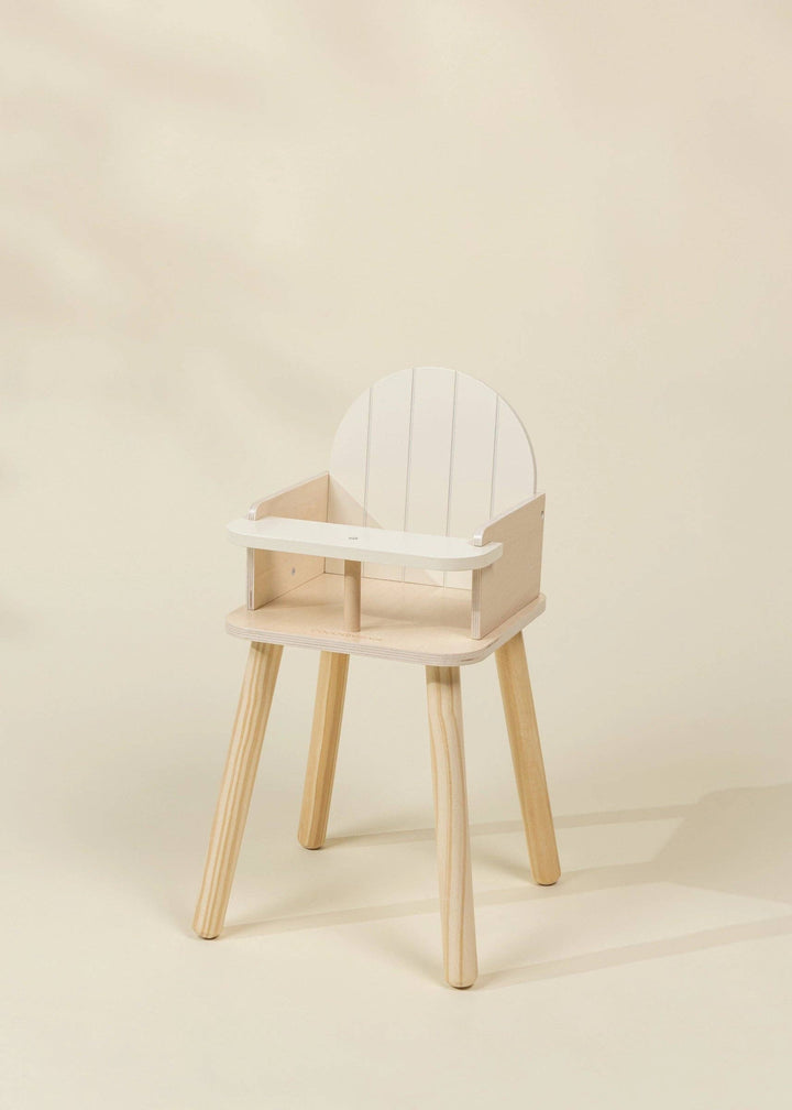 Wooden High Chair for Dolls