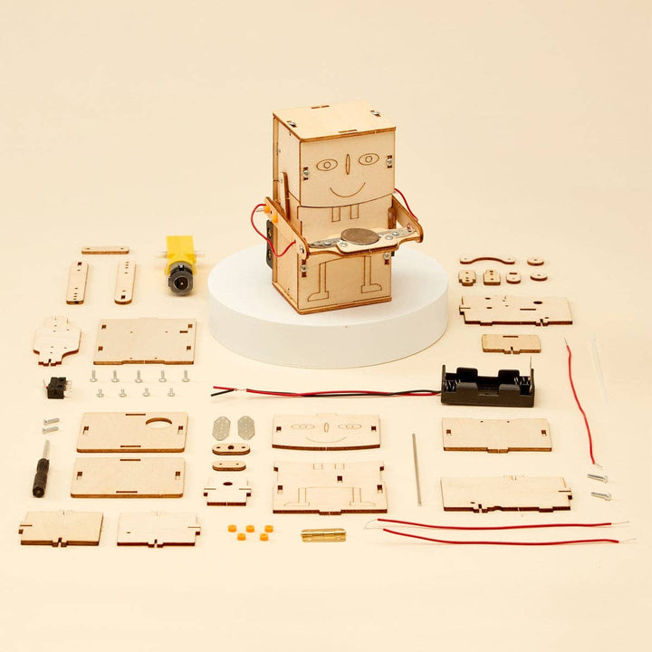 Money Bank Robot DIY Kit, STEM Toy for Kids, Craft Kit
