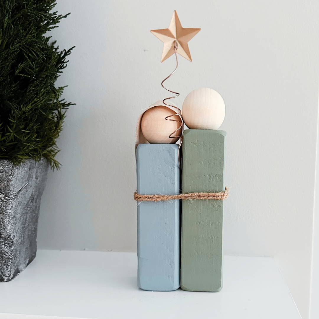 Simple Wooden Nativity Set