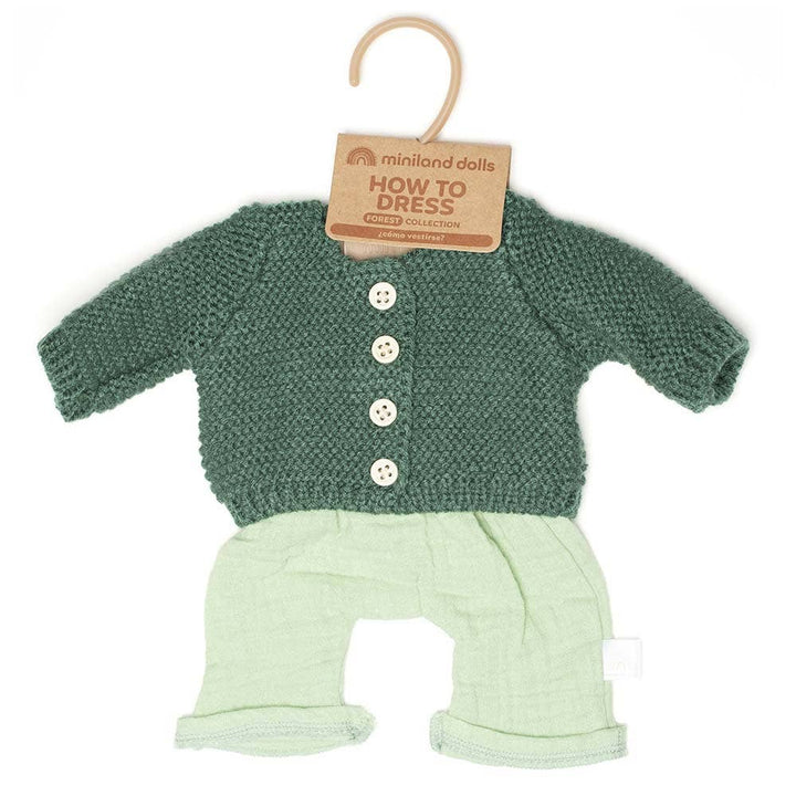 Forest Boy Doll Outfit – 15” Doll