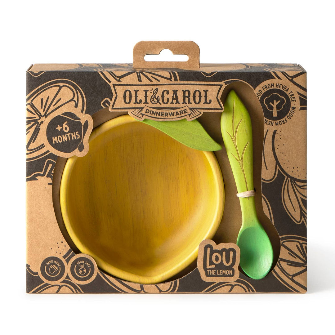 Lou the Lemon Bowl &amp; Spoon Set