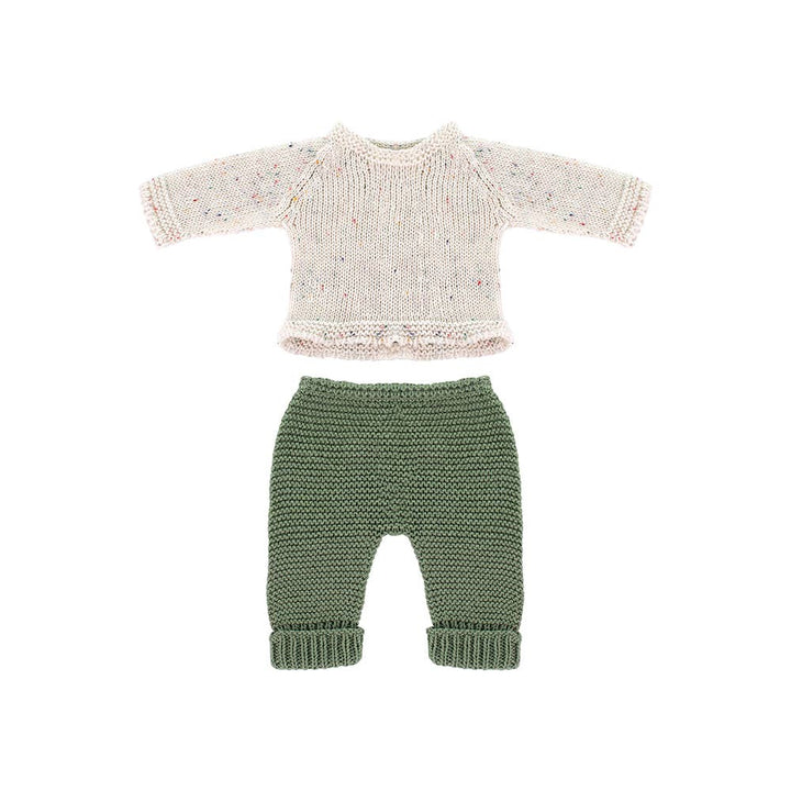 Sweater & Trousers Knitted Doll Outfit