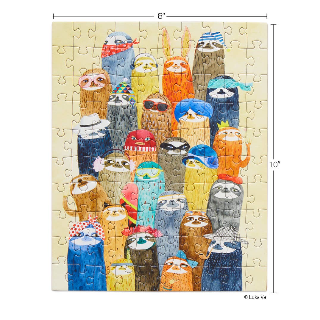 Sloth Party Puzzle Snax