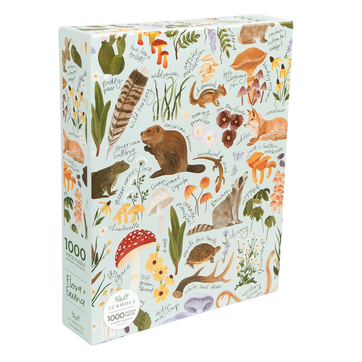 Flora &amp; Fauna - 1,000 Piece Jigsaw Puzzle