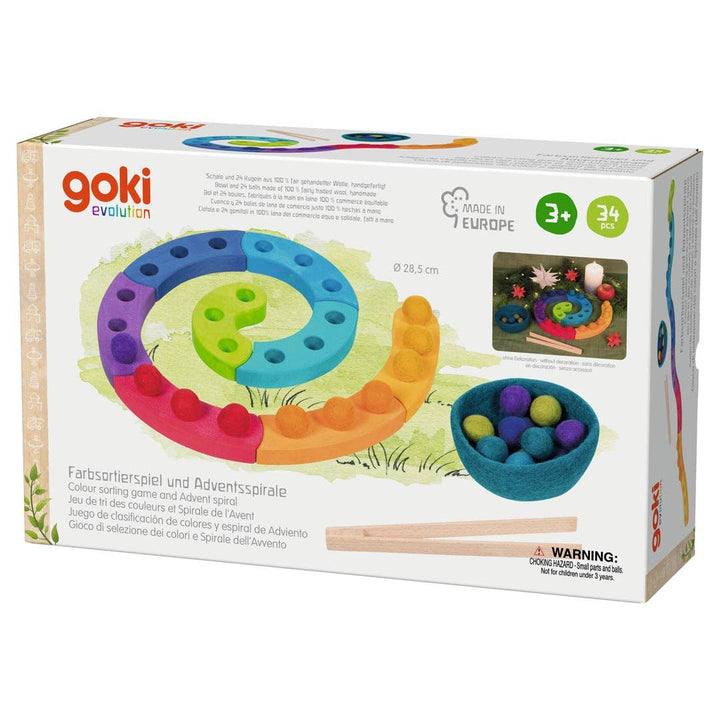 Color Sorting Game &amp; Advent Spiral by Goki Evolution