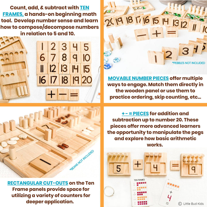 Counting Pegs Math Toy Set