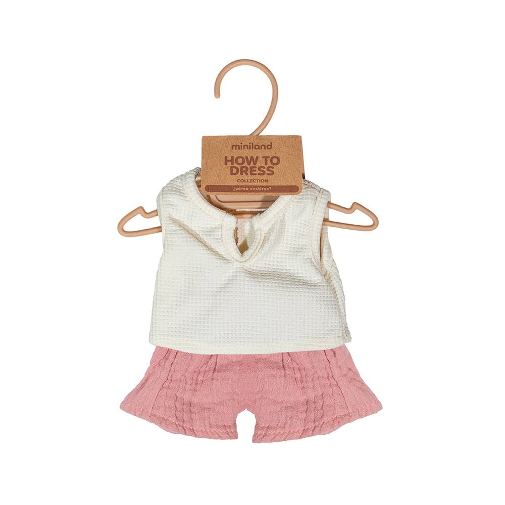Summer Shirt &amp; Shorts Set – 15” Doll