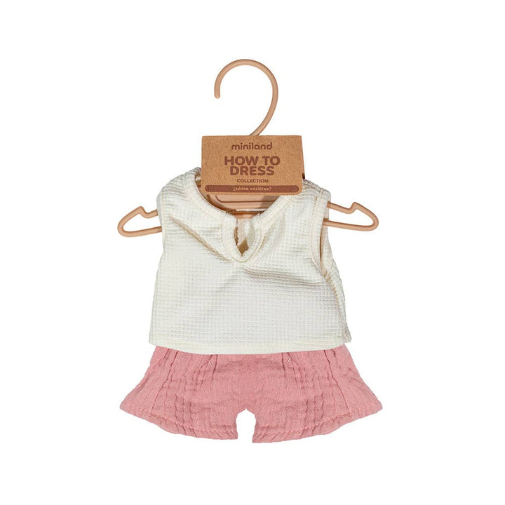 Summer Shirt &amp; Shorts Set – 15” Doll