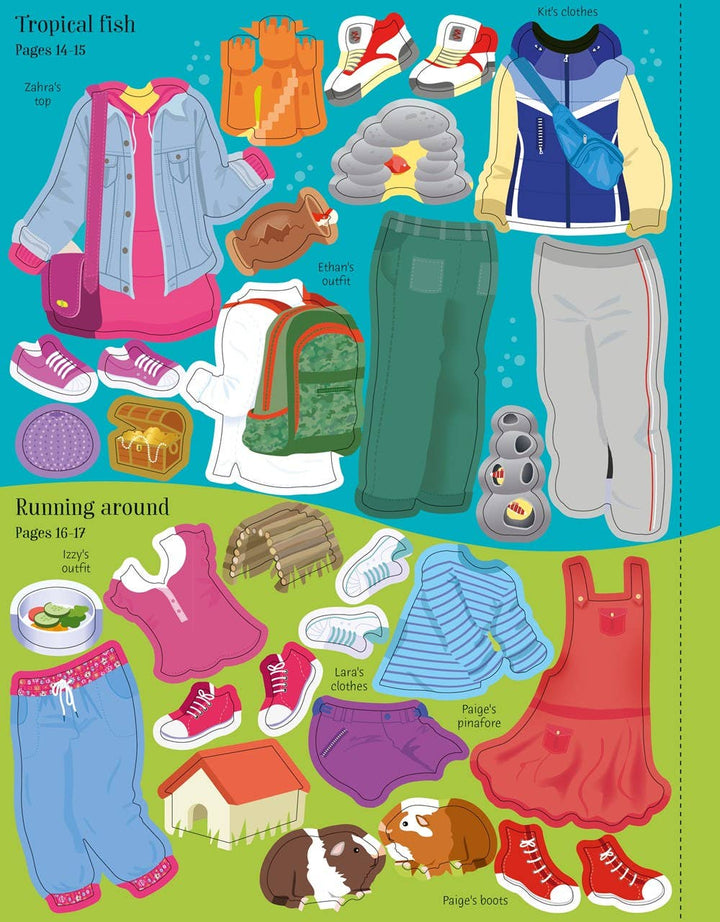 Sticker Dolly Dressing Pets by Usborne