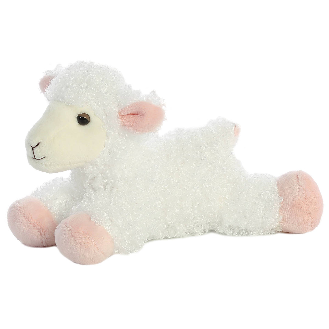 Little Lana Lamb Mini Flopsie Stuffed Animal