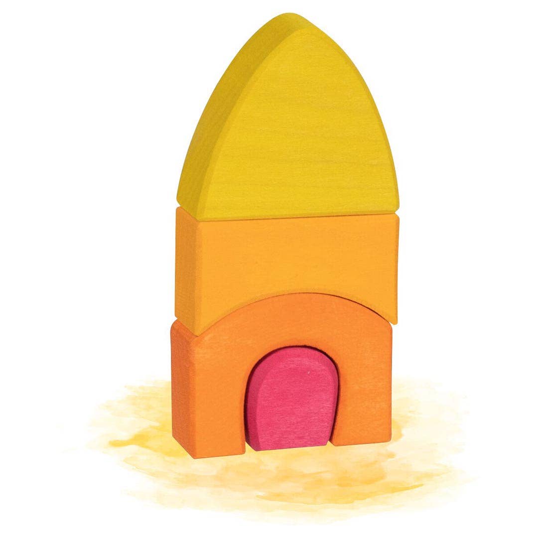 goki evolution Wooden Building Set – Morgana Color Village