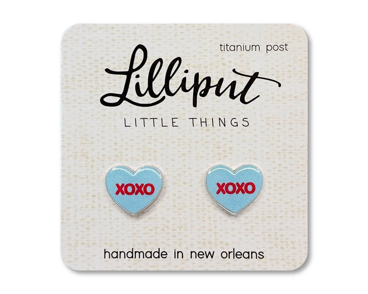 Conversation Heart Earrings // Valentines Day