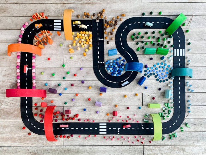 Extra Long Flexible Road Set - Way to play King of the Road