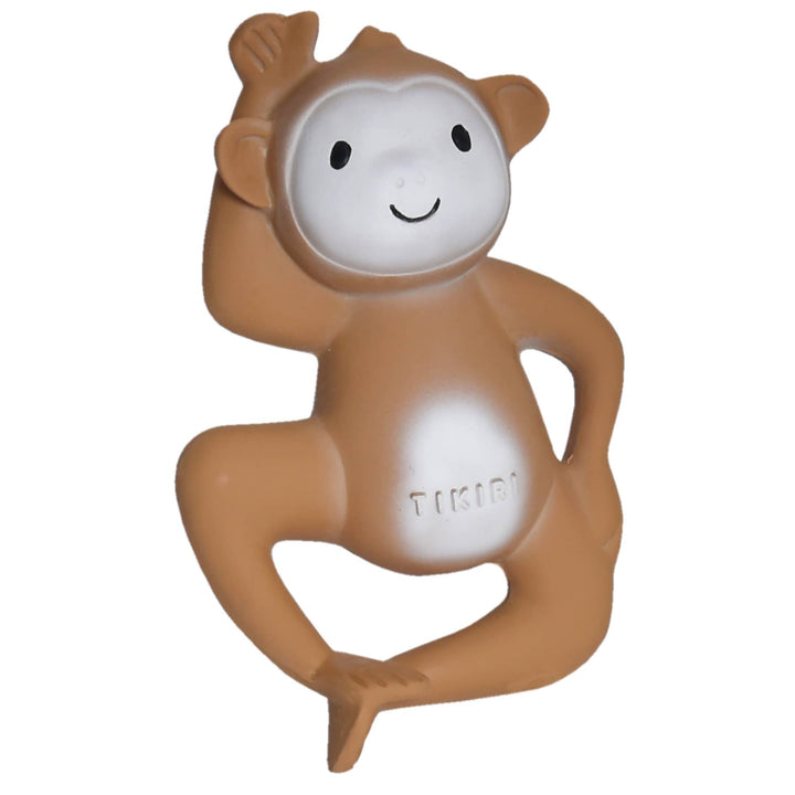 Monkey Natural  Rubber Teether Rattle &amp; Bath Toy