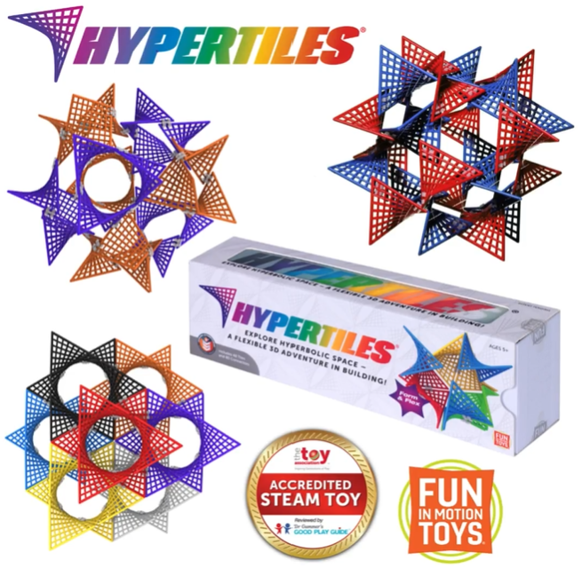 HyperTiles - Hyperbolic Construction Toy - STEM Educational