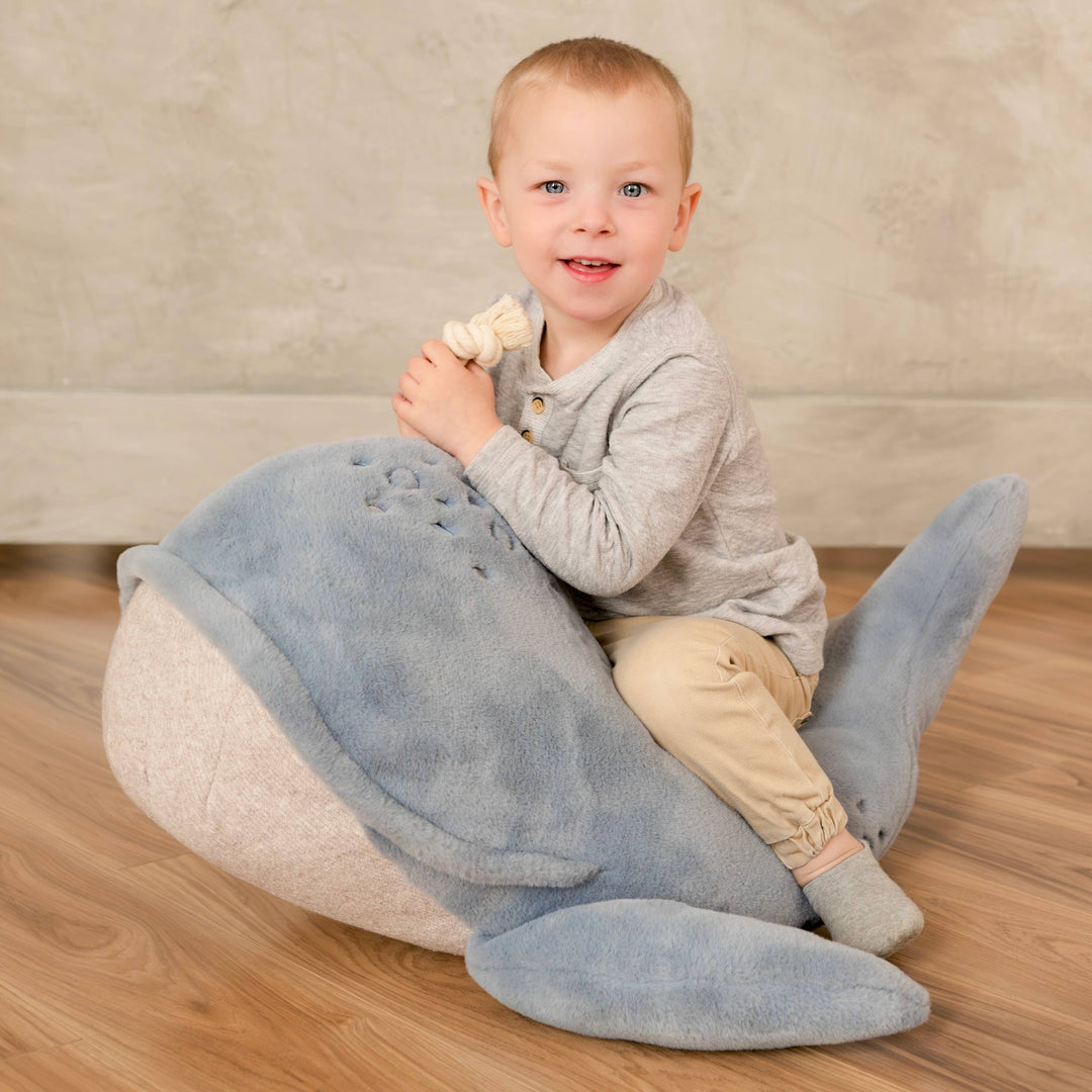 Whale Pouf (big!)
