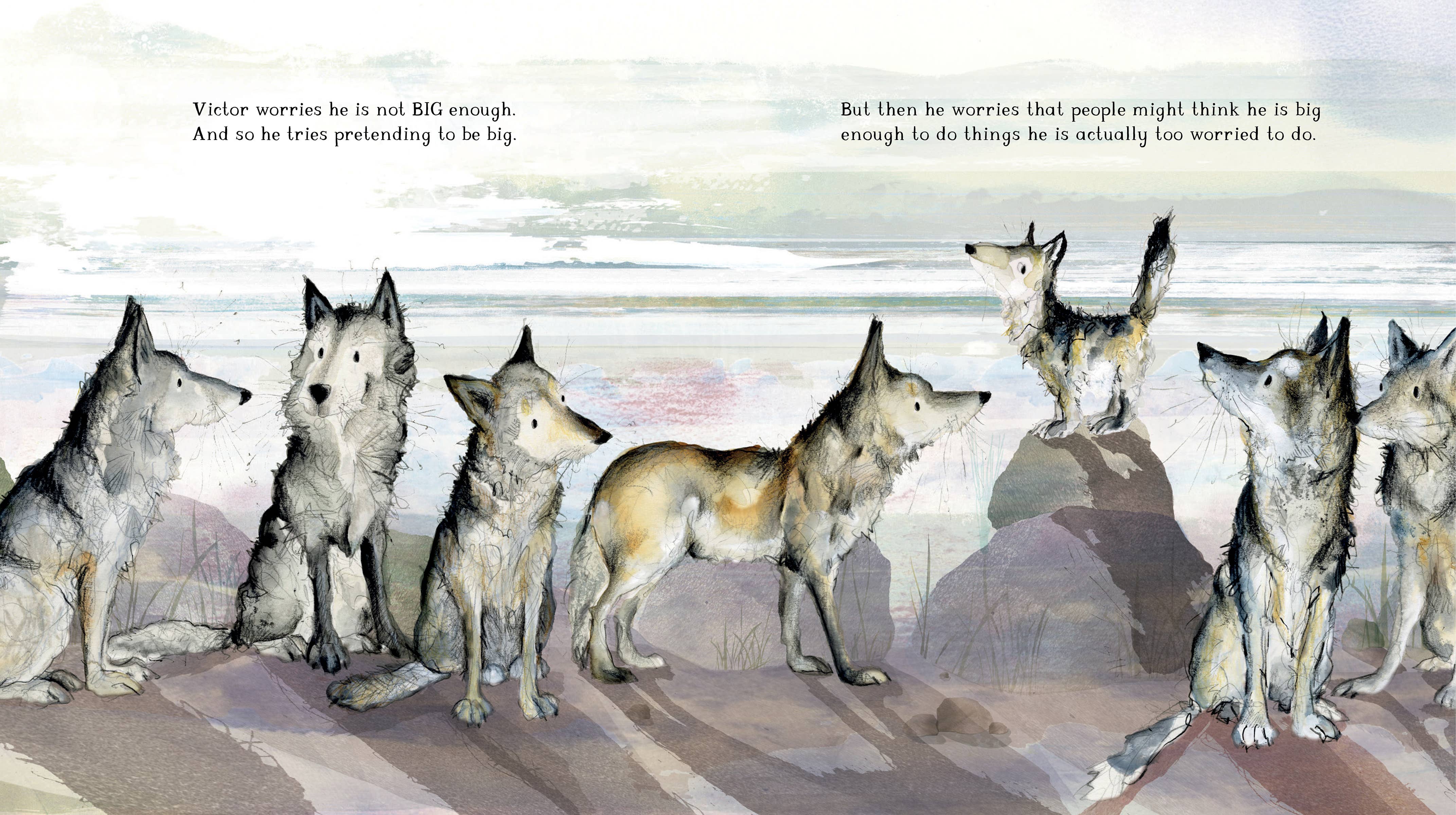 Victor, the Wolf with Worries by Catherine Rayner