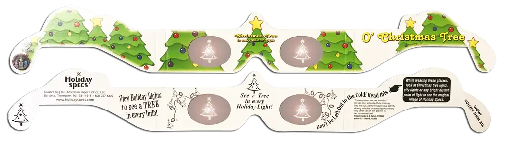 Christmas Tree 3D HolidaySpec Glasses