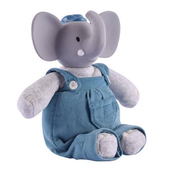 Alvin the Elephant Natural Organic Rubber Head Toy