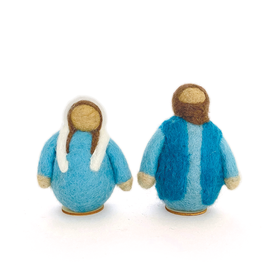 Felt Nativity, classic 12-Piece Set