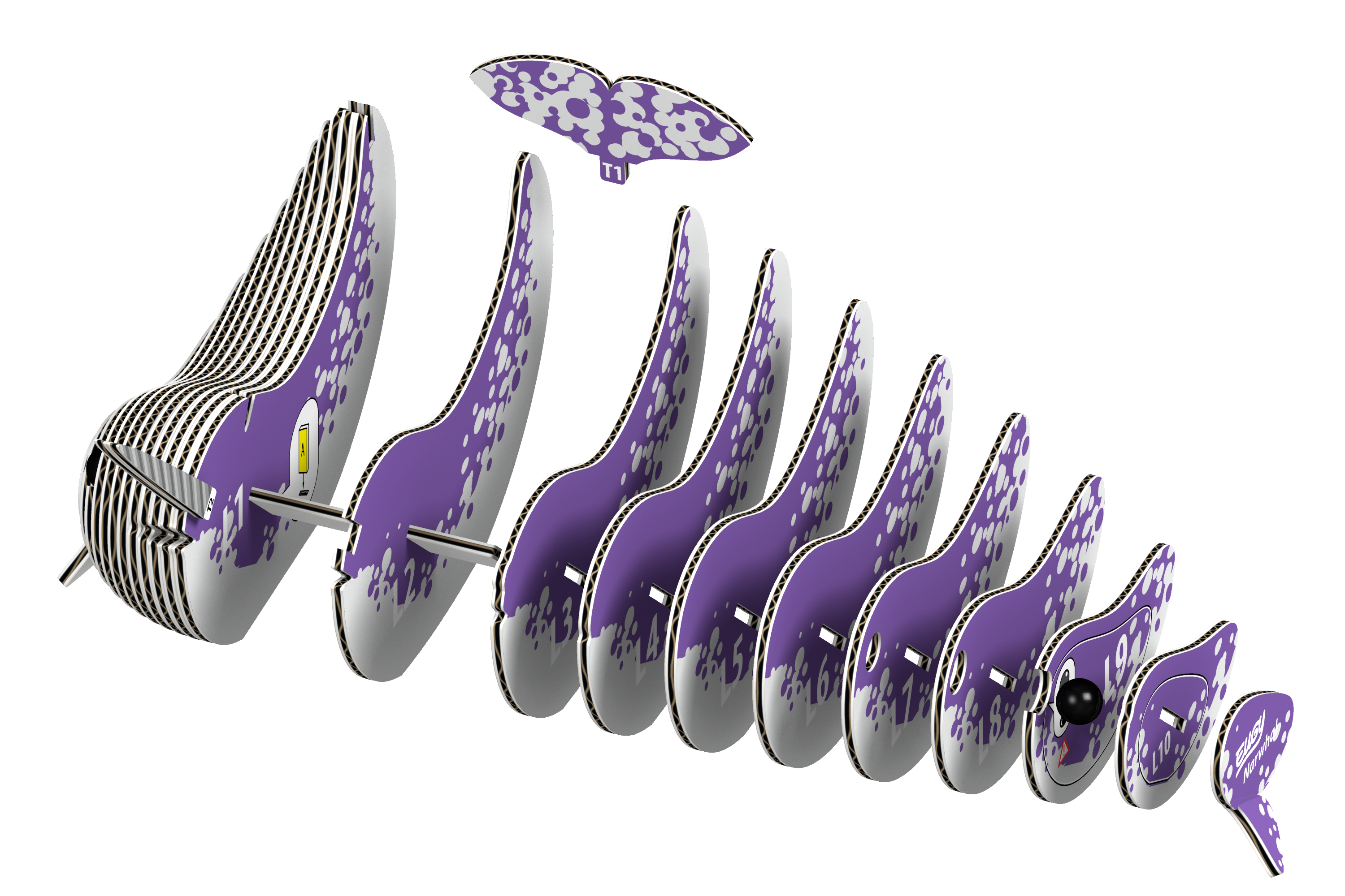 Narwhal 3D Puzzle