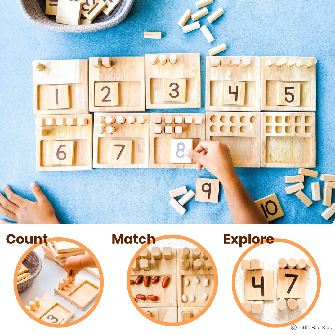 Counting Pegs Math Toy Set