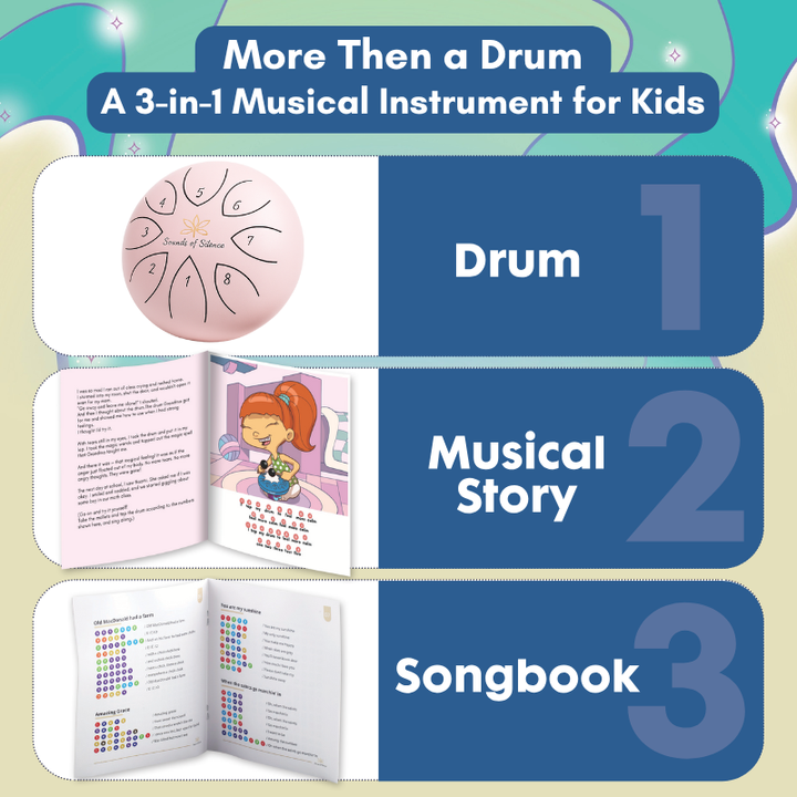 Magic Calm Tongue Drum (pink)