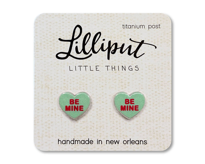 Conversation Heart Earrings // Valentines Day