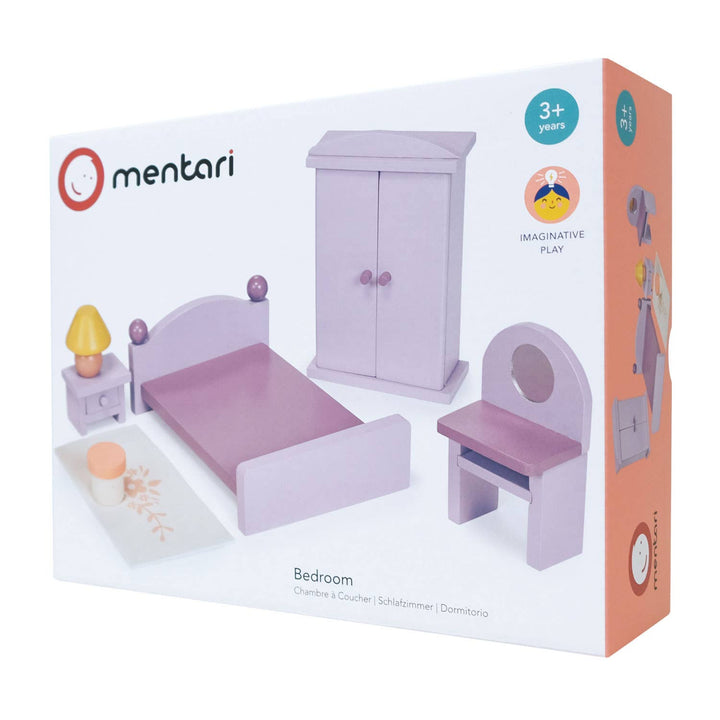 Bedroom Wooden Doll Accessory Kit
