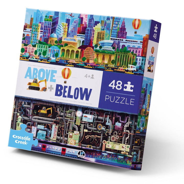 Big City Above + Below Puzzle by Crocodile Creek