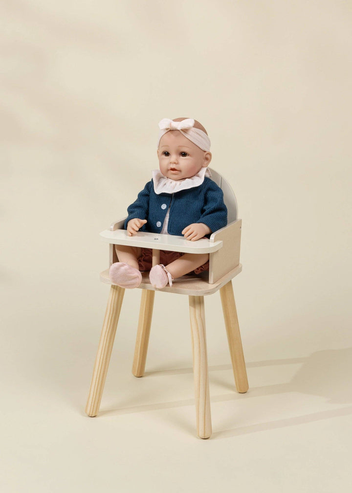 Wooden High Chair for Dolls