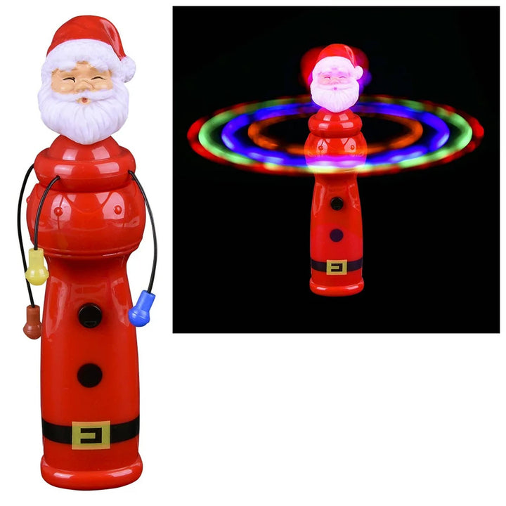 Santa Light-Up Spinning Wand