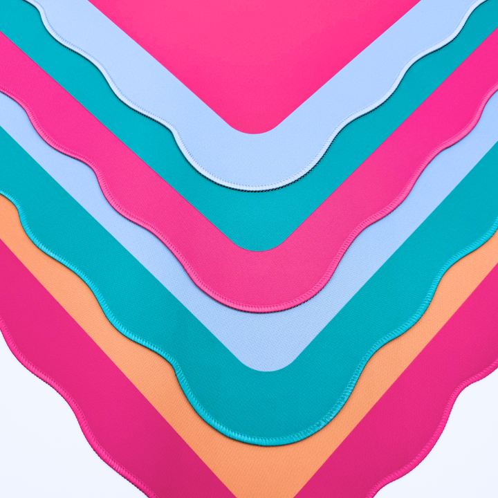 MINI MAHJONG MAT  |  Color Wave  |  21" x 21"