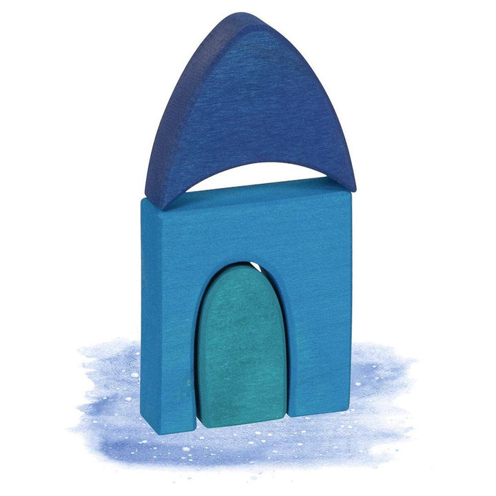 goki evolution Wooden Building Set – Morgana Color Village