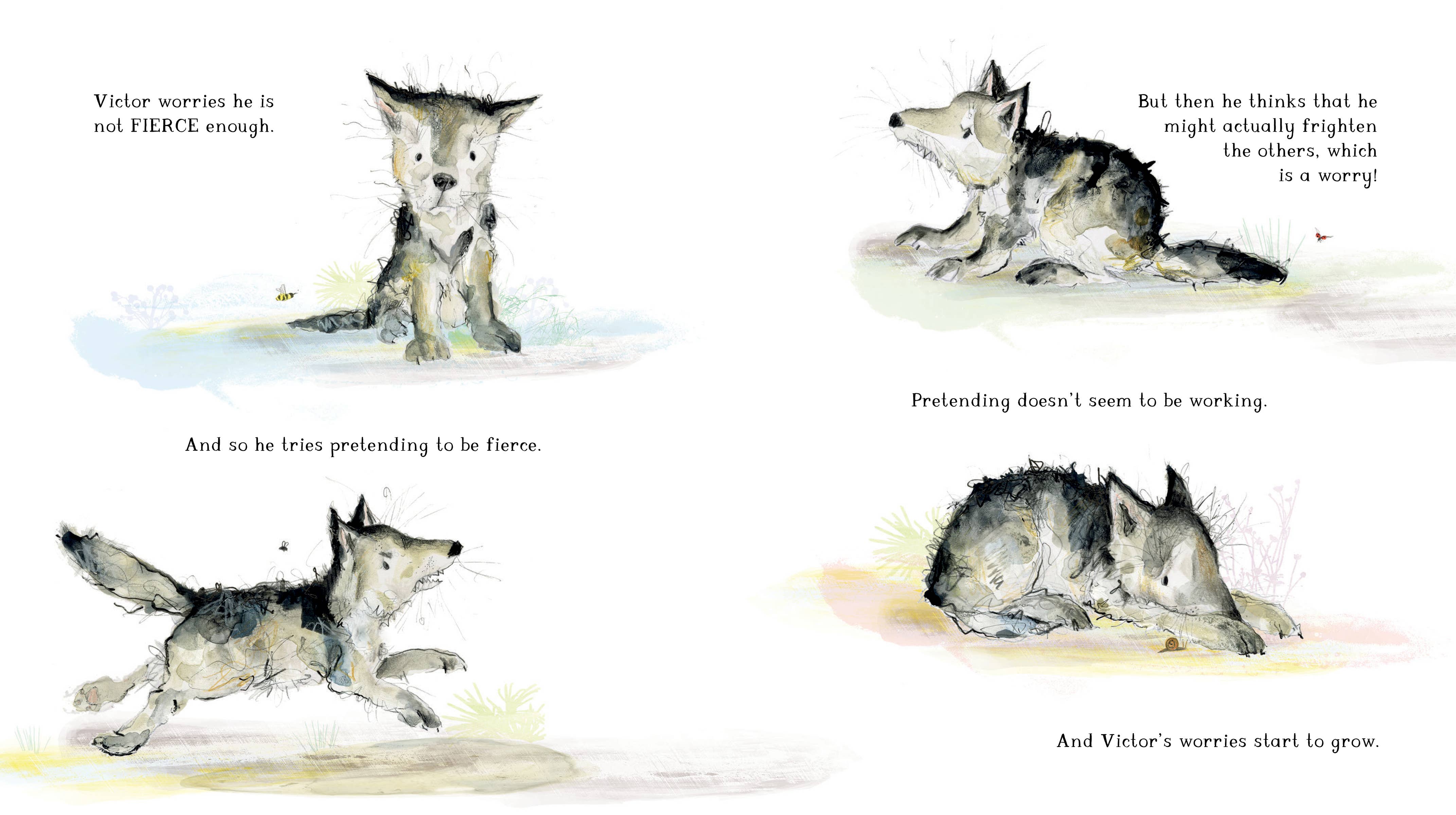 Victor, the Wolf with Worries by Catherine Rayner