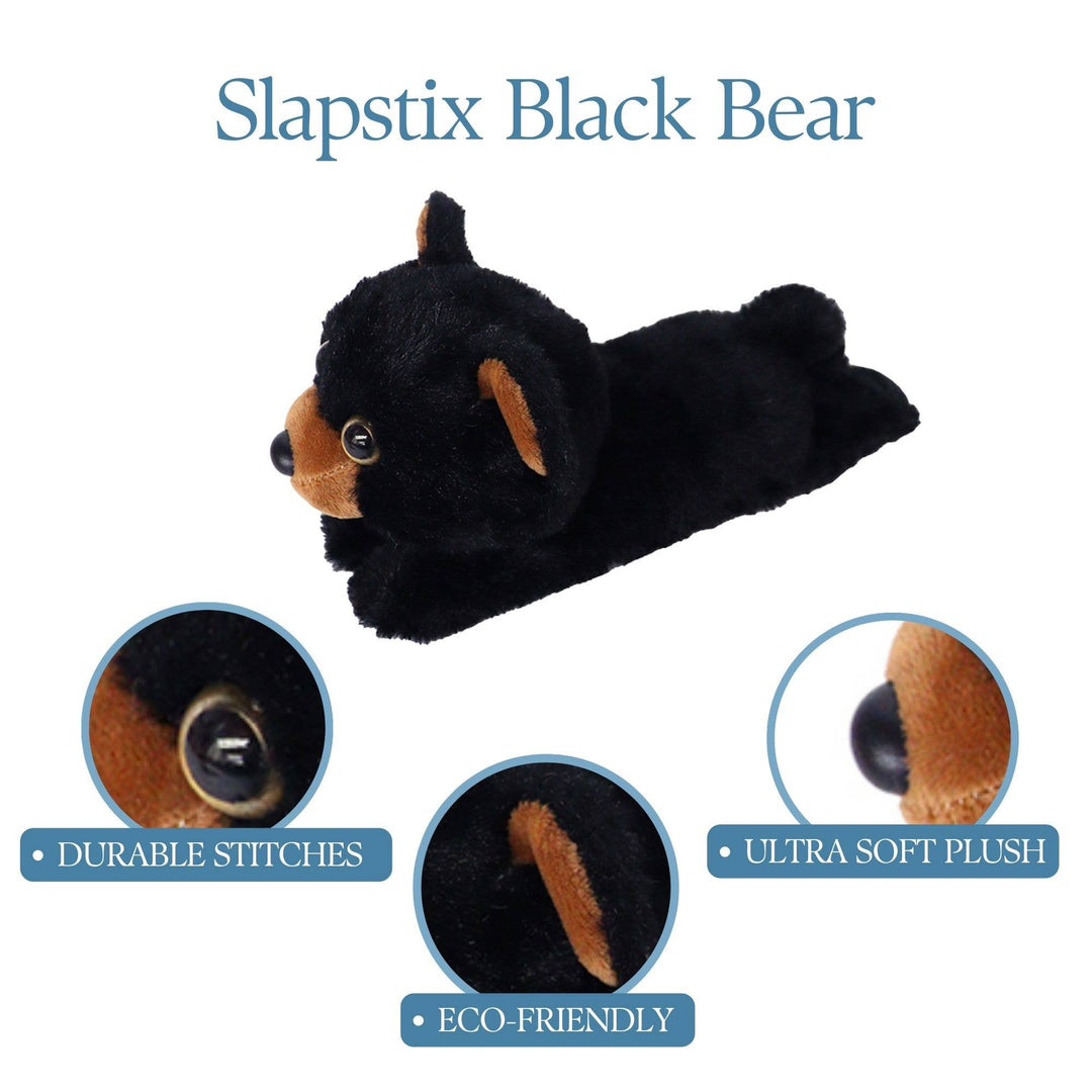 Slapstix Black Bear Plush Slap Bracelet
