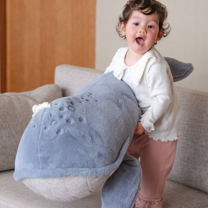 Whale Pouf (big!)